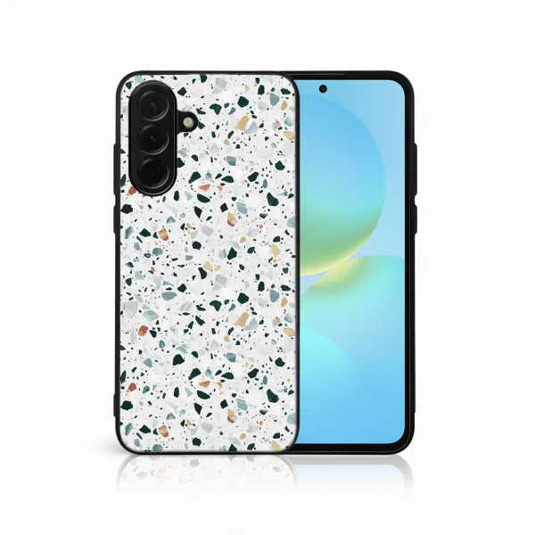 MY ART Ochranný kryt pre Samsung Galaxy A36 GREY TERRAZZO (163)