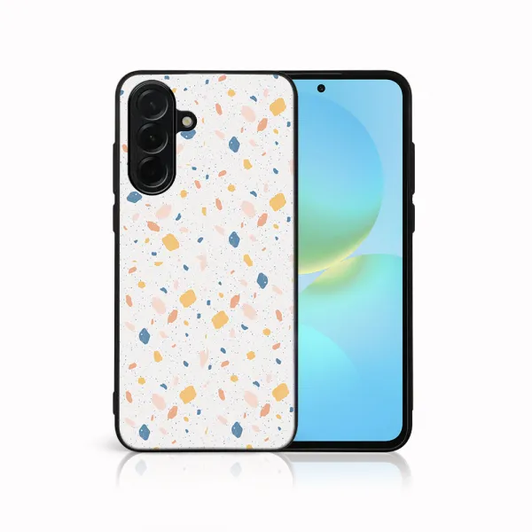 MY ART Ochranný kryt pre Samsung Galaxy A36 ORANGE TERRAZZO (165)