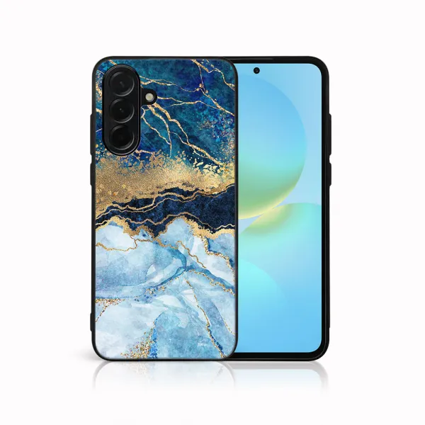 MY ART Ochranný kryt pre Samsung Galaxy A36 BLUE MARBLE (141)