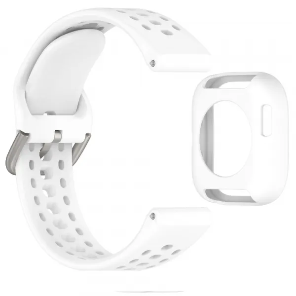 PROTEMIO COVER SET Remienok + obal na hodinky Amazfit Bip 6 biely
