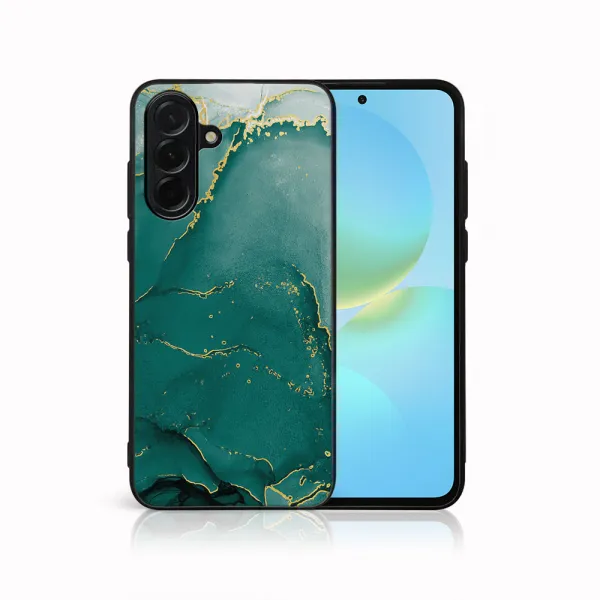 MY ART Ochranný kryt pre Samsung Galaxy A36 GREEN MARBLE (145)