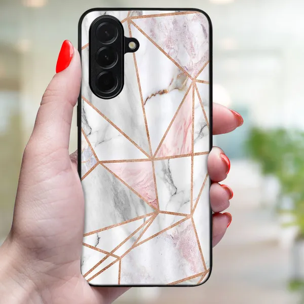 MY ART Ochranný kryt pre Samsung Galaxy A36 PINK MARBLE (143)
