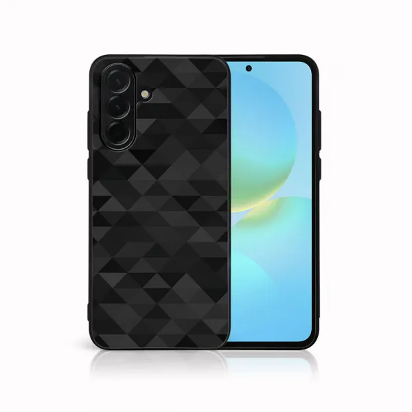 MY ART Ochranný kryt pre Samsung Galaxy A36 BLACK TRIANGLES (232)
