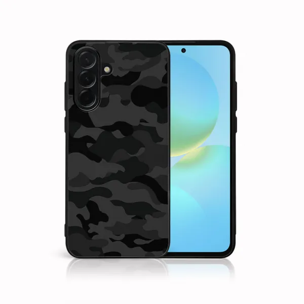 MY ART Ochranný kryt pre Samsung Galaxy A36 BLACK CAMO (234)