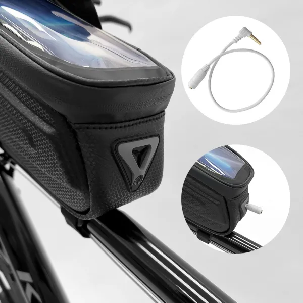 WOZINSKY WBB28BK Držiak smartfónu na bicykel 1.7L čierny