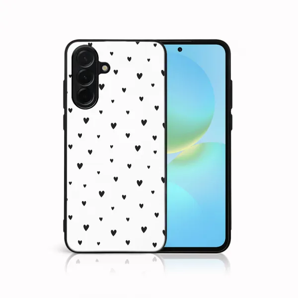 MY ART Ochranný kryt pre Samsung Galaxy A36 BLACK HEARTS (167)