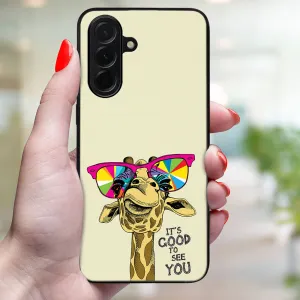MY ART Ochranný kryt pre Samsung Galaxy A36 GIRAFFE (180)
