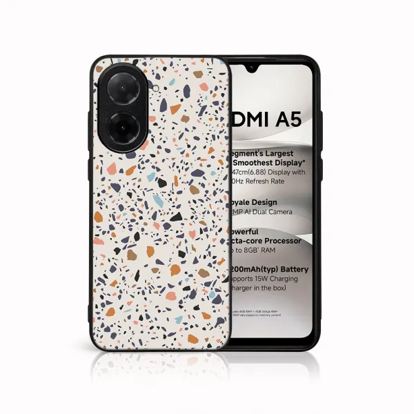 MY ART Ochranný kryt pre Xiaomi Redmi A5 BEIGE TERRAZZO (162)