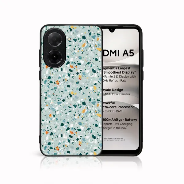MY ART Ochranný kryt pre Xiaomi Redmi A5 BLUE TERRAZZO (164)
