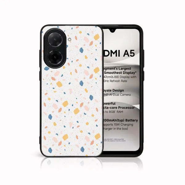 MY ART Ochranný kryt pre Xiaomi Redmi A5 ORANGE TERRAZZO (165)