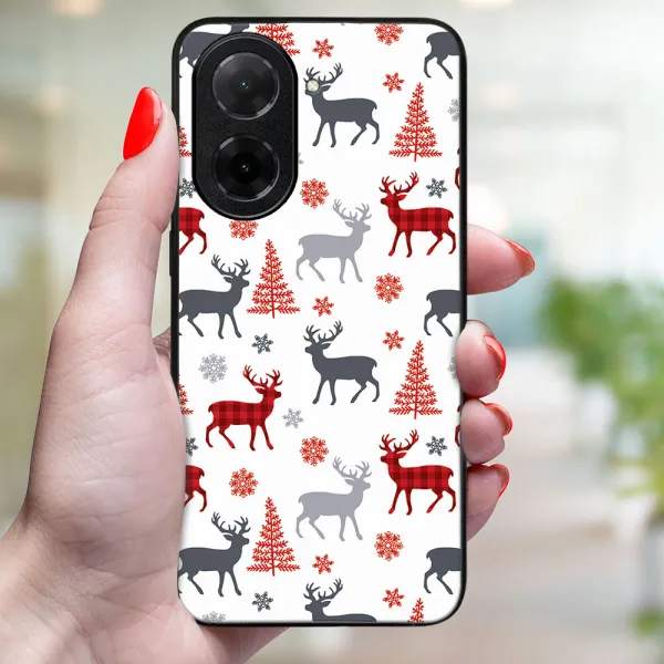 MY ART Kryt s vianočným dizajnom Xiaomi Redmi A5 DEER (068)