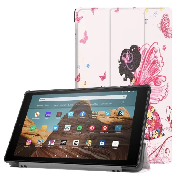 ART Zaklápací obal Amazon Kindle Fire HD 10 2019 / 2017 (9. generácia / 7. generácia) FAIRY