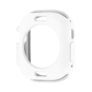 TPU HALF COVER Obal pre Apple Watch Ultra 1 / 2 / 3 49mm biely