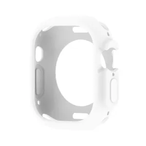 TPU HALF COVER Obal pre Apple Watch Ultra 1 / 2 / 3 49mm biely