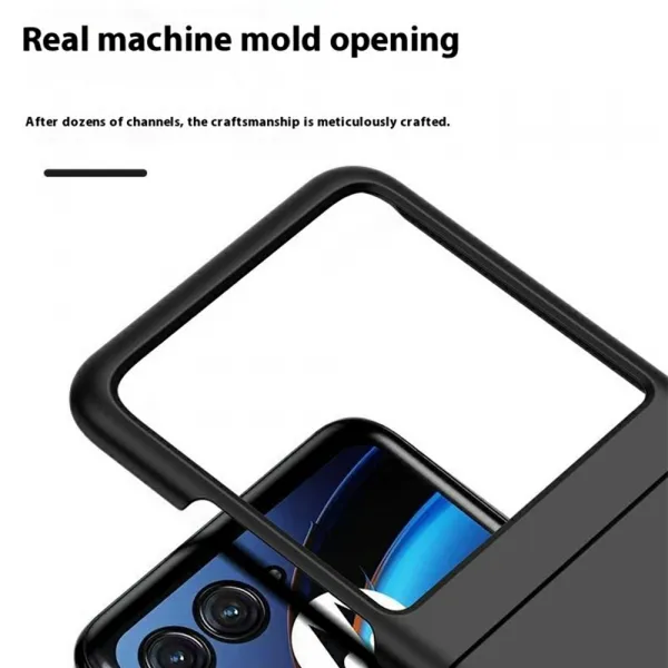 PLASTIC Ochranný plastový kryt pre Motorola Razr 60 / Razr 70 biely