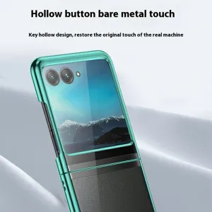 ELECTRO Plastový obal pre Motorola Razr 60 / Razr 70 zelený