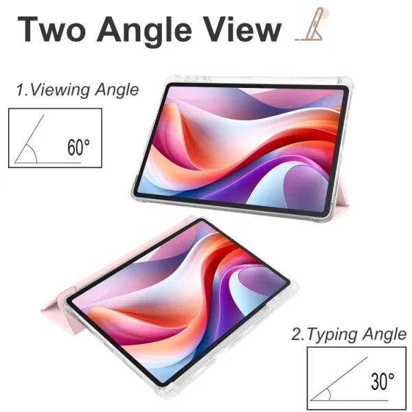 CRYSTAL Zaklápacie puzdro Lenovo Tab M11 / K11 ružové