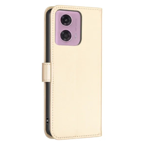 ART CLOVER Peňaženkový obal pre Motorola Moto G04 / G24 / G24 Power zlatý