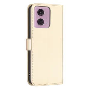 ART CLOVER Peňaženkový obal pre Motorola Moto G04 / G24 / G24 Power zlatý