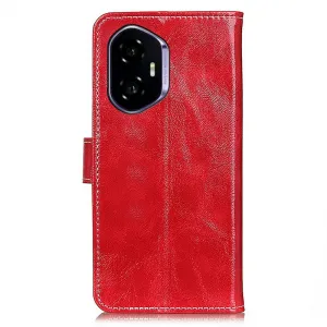 RETRO Peňaženkový obal Honor 400 5G červený