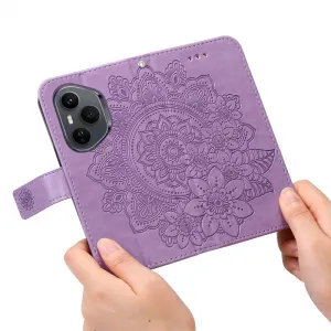 ART MANDALA Peňaženkový obal pre Honor 400 Pro 5G fialový