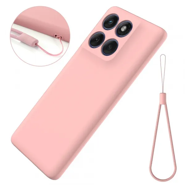 RUBBER Ochranný obal pre Motorola Edge 60 Pro ružový