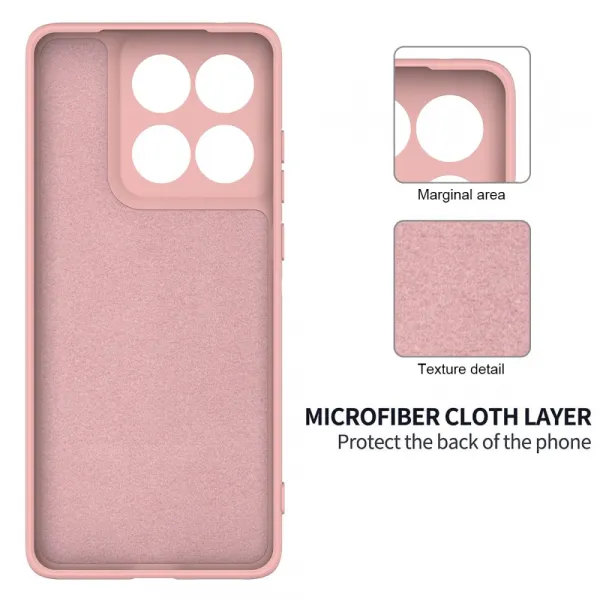 RUBBER Ochranný obal pre Motorola Edge 60 Pro ružový