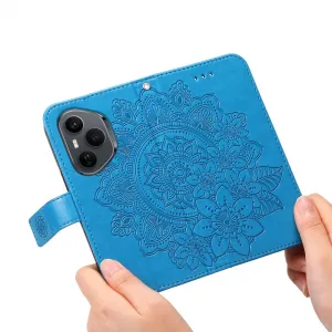 ART MANDALA Peňaženkový obal pre Honor 400 Pro 5G modrý
