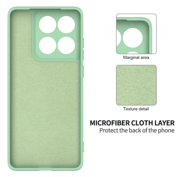 RUBBER Ochranný obal pre Motorola Edge 60 Pro zelený