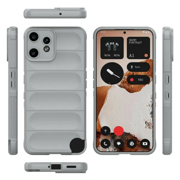 STEPS Ochranný kryt pre CMF Phone 2 Pro svetlošedý