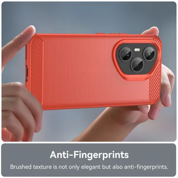 FLEXI TPU Ochranný kryt Honor 400 Pro 5G červený