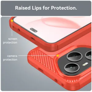 FLEXI TPU Ochranný kryt Honor 400 Pro 5G červený