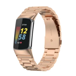 CLASSIC Kovový remienok pre Fitbit Charge 6 ROSE GOLD
