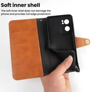 VINTAGE Peňaženkový obal Ulefone Armor X31 Pro 5G hnedý