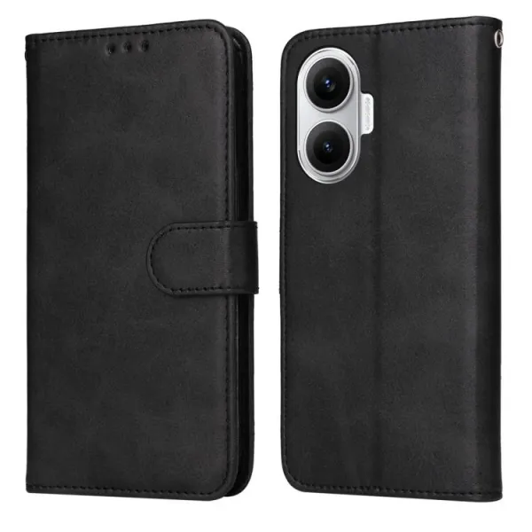 SMOOTH Peňaženkové puzdro pre Xiaomi Poco F7 čierne