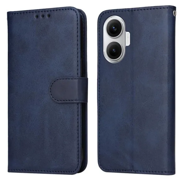 SMOOTH Peňaženkové puzdro pre Xiaomi Poco F7 modré
