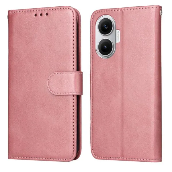 SMOOTH Peňaženkové puzdro pre Xiaomi Poco F7 ružové