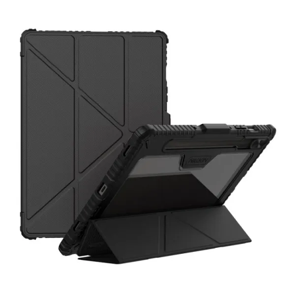 NILLKIN BUMPER PRO Zaklápacie puzdro pre Samsung Galaxy Tab S10 FE / Tab S10 Lite čierne