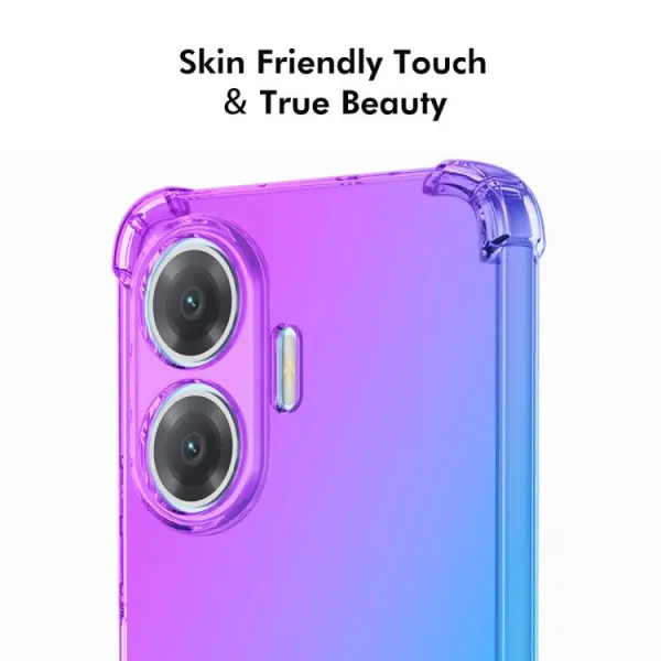 ENKAY GRADIENT Ochranný kryt pre Xiaomi Poco F7 BLUE PINK