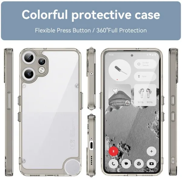 CRYSTAL Ochranný kryt pre CMF Phone 2 Pro šedý
