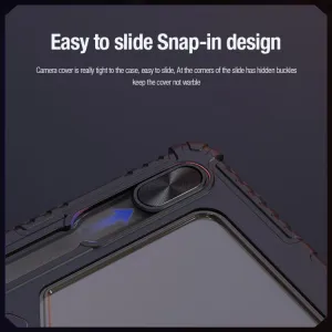 NILLKIN BUMPER PRO Zaklápacie puzdro pre Samsung Galaxy Tab S10 FE / Tab S10 Lite čierne