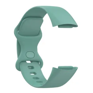 SILICONE Vymeniteľný remienok pre Fitbit Charge 6 / Charge 5 zelený