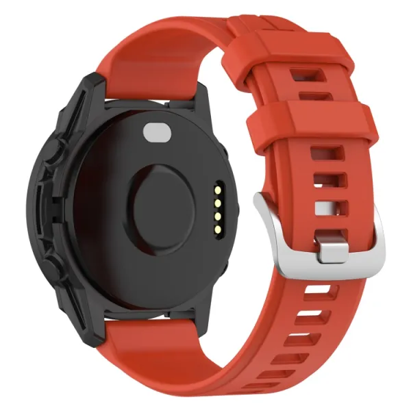 SILICONE Vymeniteľný remienok pre Garmin Forerunner 965 červený