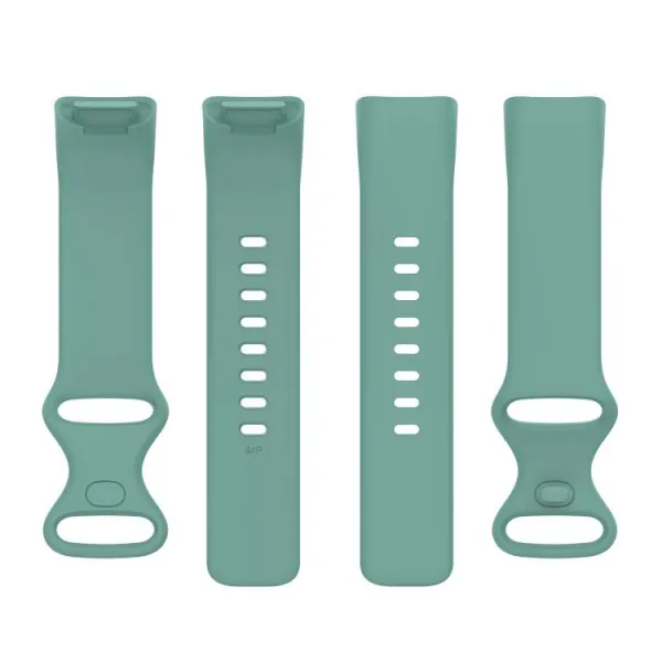 SILICONE Vymeniteľný remienok pre Fitbit Charge 6 / Charge 5 zelený