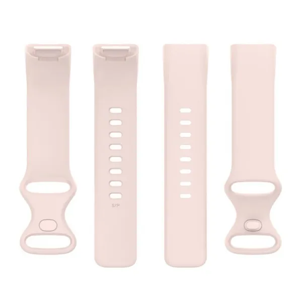 SILICONE Vymeniteľný remienok pre Fitbit Charge 6 / Charge 5 SAND PINK