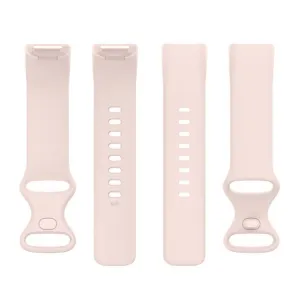 SILICONE Vymeniteľný remienok pre Fitbit Charge 6 / Charge 5 SAND PINK