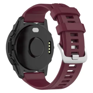 SILICONE Vymeniteľný remienok pre Garmin Forerunner 965 bordový