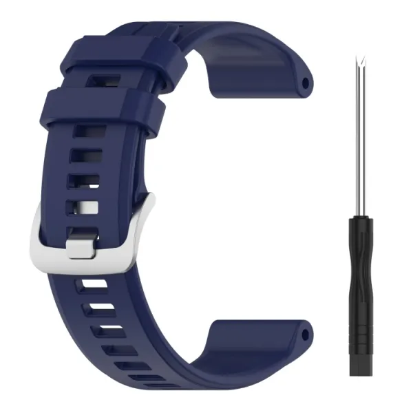 SILICONE Vymeniteľný remienok pre Garmin Approach S62 modrý