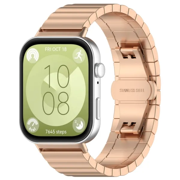 STELLAR Kovový remienok pre Huawei Watch Fit 4 / Fit 4 Pro ružový