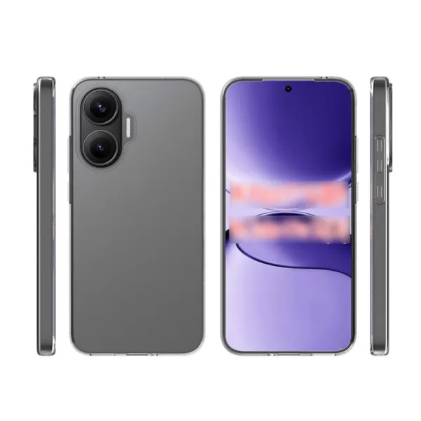 TPU Ochranný kryt pre Xiaomi Poco F7 priehľadný
